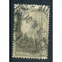 Бразилия - 1930г. - авиация, открытие авиалинии Нью-Йорк - Рио де Жанейро - Буэнос Айрес, авиапочта - 1 марка - полная серия, гашёная с пятнышком на лицевой стороне [Mi 337]. #4-W1-127-A-1