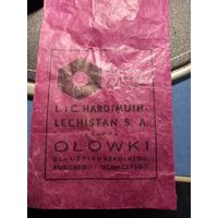 Старая упаковка для карандашей Olowki LiC Hardtmuth 30-е Межвоенная Польша