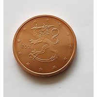 Финляндия 5 евроцентов, 2004 UNC