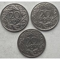 Польша 20 грошей 1923 г. Цена за 1 шт.