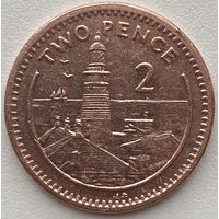 Гибралтар 2 пенса 1995 г.