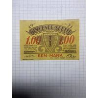 1 марка  (нотгельды) г. Германия.-1412