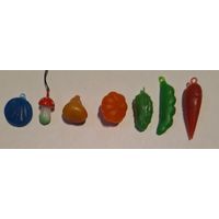 Елочные мини игрушки из набора Малютка