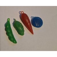 Елочные мини игрушки из московского набора Малютка