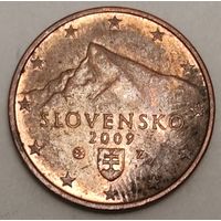 Словакия 5 евроцентов, 2009 (1-6-86)