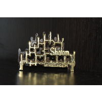 Латунная салфетница "Shalom Jerusalem".