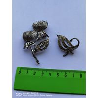 Броши цветочек СССР самая привлекательная цена трёхдневный аукцион