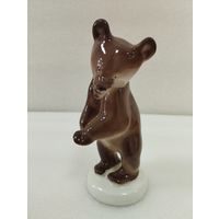 Статуэтка фарфоровая Мишка косолапый. ЛФЗ. СССР