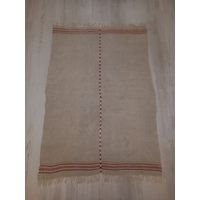 Скатерть старинная домотканая,  лён,