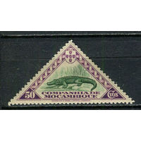 Португальские колонии - Мозамбик (Comp de Mocambique) - 1937 - Фауна. Крокодил 50С - [Mi.209] - 1 марка. MNH.  (Лот 18JQ)-T3P3