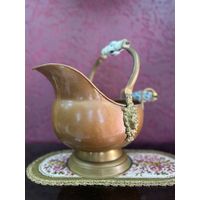 Зольник старинный. Кашпо медь латунь