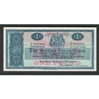 Шотландия 1 фунт 1967 года. British Linen Bank. Тип P-168. Состояние UNC