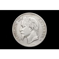 5 франков 1868 г. Франция, Наполеон III