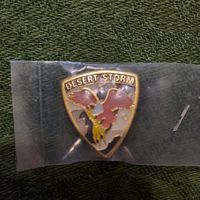 Знак лётчика армии США, участника "Буря в пустыне".
