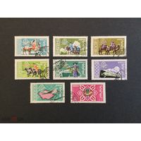 1961 Монголия. Серия (8м). 40 лет почты