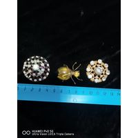 3 броши СССР одним лотом самая привлекательная цена трёхдневный аукцион