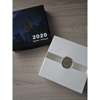 Финляндия 2 евро 2020 год PROOF 100 лет со дня рождения Вяйнё Линна