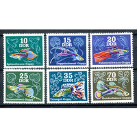 ГДР - 1976г. - Аквариумные рыбки. Гуппи - 6 марок - полная серия, MNH [Mi 2176-2181]. #O-Se-Z-1-35