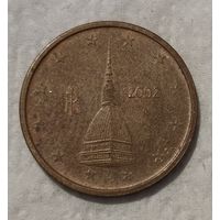 Италия 2 евроцента, 2002 (14-17-4)