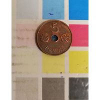 Финляндия 5 пенни 1942