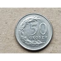 Польша 50 грошей, 2009г. (U-обм)