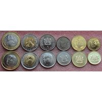 Марокко. набор 6 монет 10, 20 сантимов 1/2, 1, 5, 10 дирхамов 2023 год