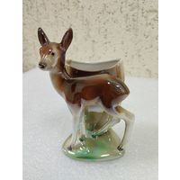 Статуэтка фарфоровая вазочка Оленёнок, Германия