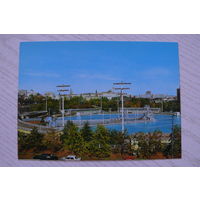 Москва. Плавательный бассейн "Москва"; чистая, рекламная открытка, Аэрофлот.