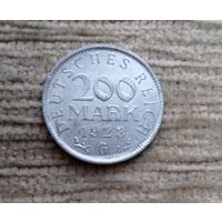 Werty71 Германия 200 марок 1923 G Веймар