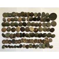 Пуговицы разные, до 1945 года.