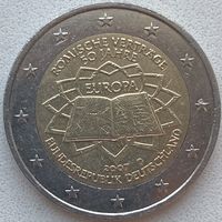 Германия 2 евро 2007 г. Римский договор. Двор D