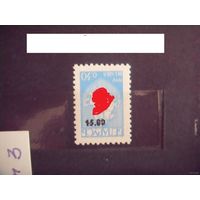 Беларусь перевертка надпечатки Погоня разновидность деформированные цифры герб чистая MNH**