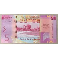5 тала 2008 (2017) - Самоа - UNC