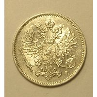 Рус. Финляндия 25 Пенни 1916 Серебро