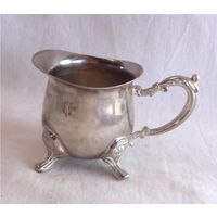 Сливочник Молочник Эгоист Сольница Солонка Серебрение Англия 03