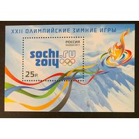 Россия 2011. Олимпийские игры 2014 Сочи. Блок 115