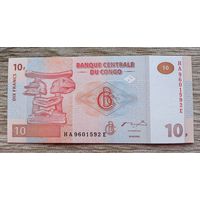 Werty71 Конго 10 франков 2003 UNC банкнота
