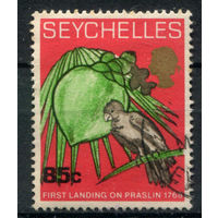 Британские колонии - Сейшелы - 1968г. - птица, 85 с - 1 марка - гашёная [Mi 252]. #3-WB-100-KS-6