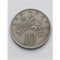Ямайка. 10 центов 1975 года. (4)