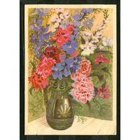 Ваза с цветами. Связьиздат. 1959