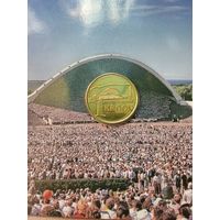 Эстония 1 крона 1999 г. Песенный фестиваль. Без обращения!!!