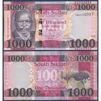 Южный Судан, 1000 фунтов 2024 г., P-W21 (CW, "South Sudan Pounds"), UNC