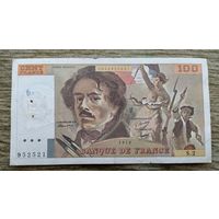 Werty71 Франция 100 франков 1978 банкнота Поль Сезанн