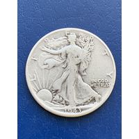 США 50 центов 1943 г Шагающая свобода