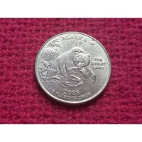США 25 центов 2008 г. Аляска. D