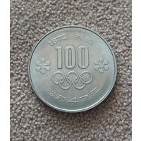 Япония 100 йен, 47 (1972) XI зимние Олимпийские Игры, Саппоро 1972 aUNC