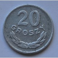 Польша, 20 грошей 1968 г.