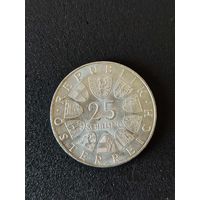 25 шиллингов австрия 1967 г монета блестящая просто снял так