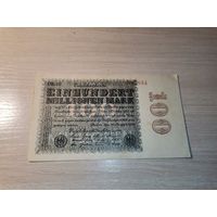100 марок 1923 года, Германия.
