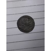 Шеляг 1752 год в сохране